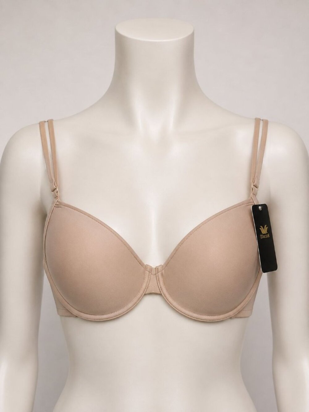 Wacoal size 36D #85307 Inside Edit T-shirt Bra Nude NEW - Picture 7 of 7